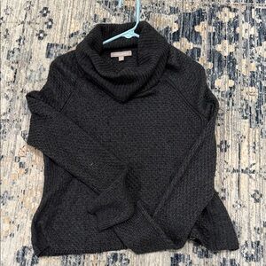 Banana Republic Charcoal Cowl Neck Sweater